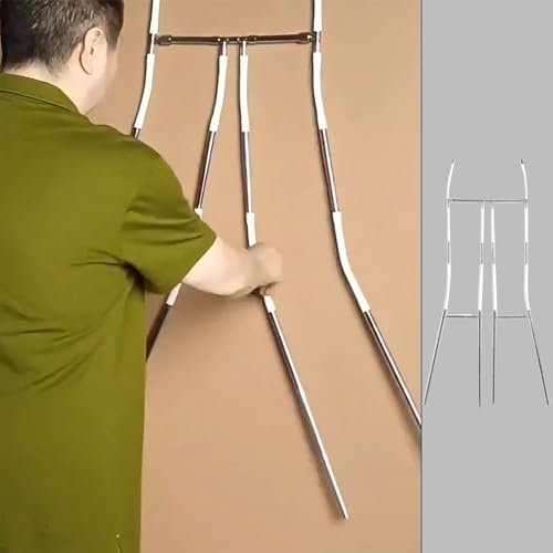 HDMOZUYT Mannequin-Schneiderpuppe, Wandmontage, Hosenbügel, verstellbar, beweglich, Hosenbügel, Mannequin für Kinder, Frauen und Männer, ausziehbarer freistehender Kleiderständer zum Aufhängen