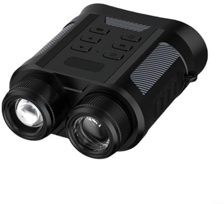 HOHOVYVY Dispositif de vision nocturne, jumelles infrarouges 4K, jumelles vidéo numériques haute résolution, adapté au comptage d'animaux