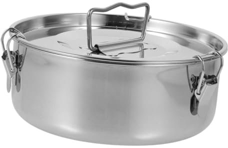Yardwe Herramienta para Hacer Flan Tapa para Molde de Flan de Acero Inoxidable Molde para Hornear Flan Tapa para Molde de Flan