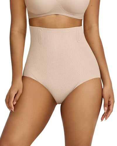 Vertvie Pantalones Cortos moldeadores con Control de Abdomen para Mujer, Pantalones Cortos moldeadores de Cuerpo de Cintura Alta sin Costuras Debajo del Vestido