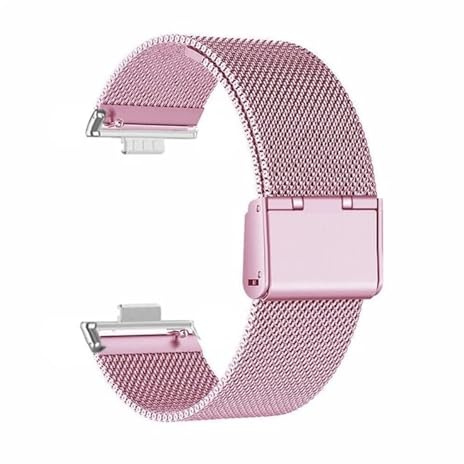 Rostfritt stålarmband for Huawei Watch Fit 3 4 4Pro armband Correa Milanese metallarmband(Pink,For Fit 4)