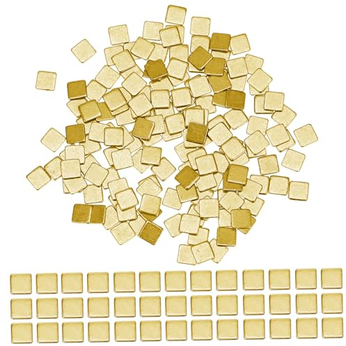 Pestañas de Soldadura Chapadas en Oro para Joyería 150 Piezas