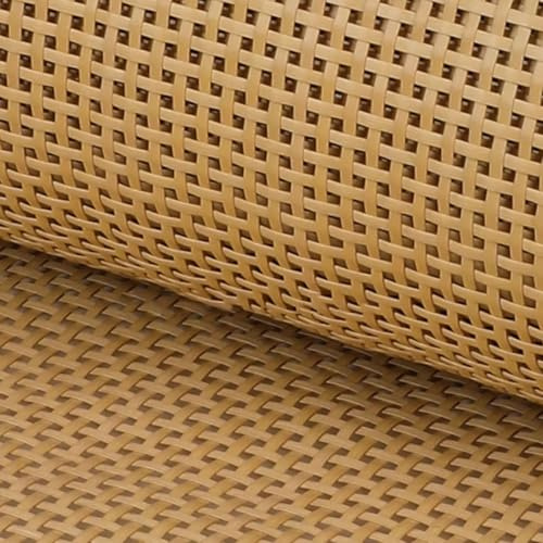 Ratan Rollo Mimbre 60 x 200 cm, Rejilla Mimbre, Mimbre Natural, Mimbre Rollo, Rattan, Rollo Ratan, Ratan Natural por Metros, Rollo de Mimbre para Muebles, Silla ratan Aparador Cabecero(50x150cm)