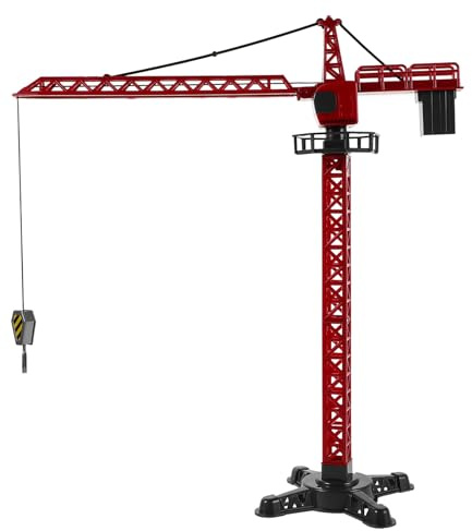 SUPVOX Tower Crane Model Toy For Kids: Manual Lifting Construction Site Crane - Funny Toddler Early Education Plaything For Party