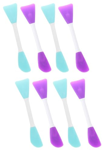 8pcs Silicone Printing Scraper Stir Sticks Double Ended
