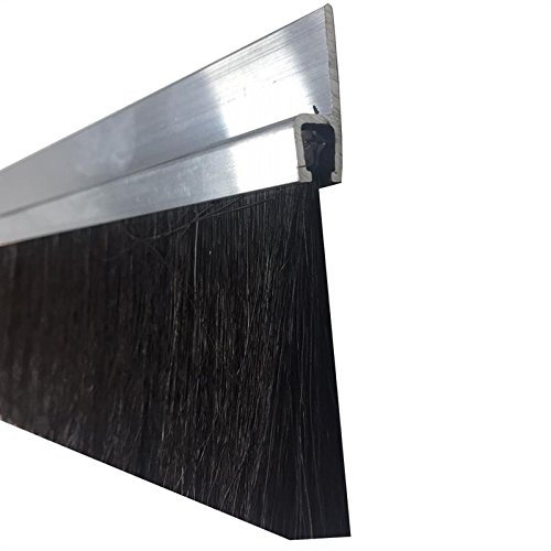 Bürstendichtung Türdichtung Türbürste Alu Roßhaar 50 x 1500mm