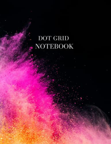 Dot Grid Notebook: Colorful Bullet Journal for Inspiration || Large 8.5 x 11 - 100 dotted pages