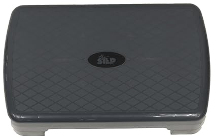 The Step Mini Aerobic Stepper for Home Workout Steppers for Exercise,Gray/Black