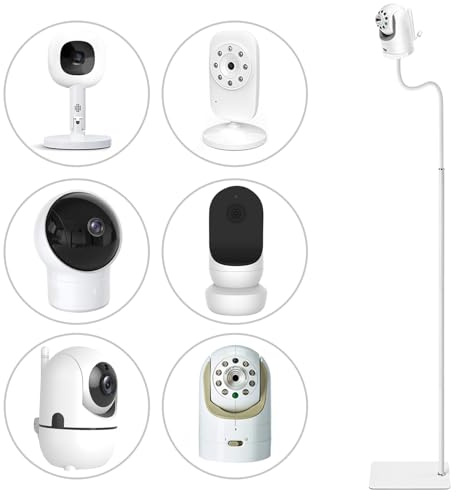 Eufy HelloBaby HB65/HB66/HB248 Babyphone-Ständer, 170,2 cm, höhenverstellbar, auch für Kameras mit 1/4-Zoll-Schraubbefestigung