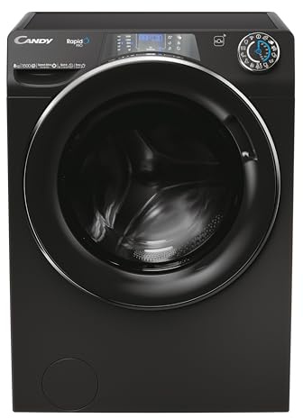 Candy Rapidó RP586BWMBCB/1-S Machine à laver 8 kg 1500 tr/min Moteur Inverter WiFi et Bluetooth Fonction Vapeur