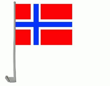 2 x Flagge Norwegen Autofahne Autoflagge Fahne 30x40 cm DOPPELPACK