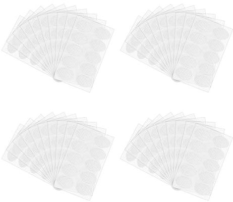 XNIVUIS 400 parches de soporte de lóbulo para aretes, calcomanías invisibles para aretes pesados, almohadillas de soporte transpirables para aretes para aretes de uso prolongado