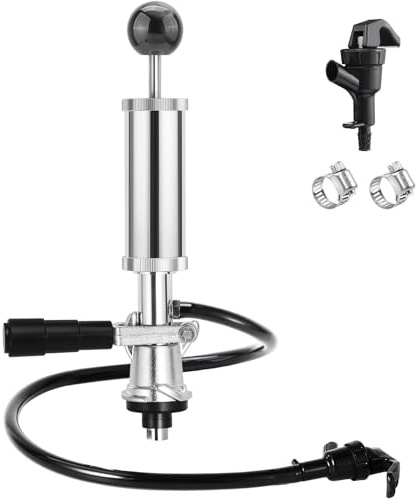 MRbrew S-System Keg Tap for EU Kegs, Beer Keg Pump 4 Beer Tap Beer Pump | Keg Tap Kit Beer Faucet Keg Taps for Kegs Keg Hand Pump Keg Tap for Beer Keg Tapper Party Tap Kegerator Pump (Not Fit US Keg)