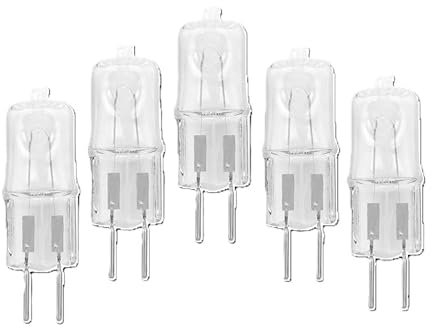 WYLIELAMSH 5PCS 120V G5.3 35W Mechanical Glass Light Bulb Aroma lamp Bulb Halogen Bulbs GU5.3 Bi-Pin Base 35W
