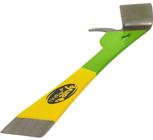 HiveAlive 1 EZ Find Pro HiveTool – wärmebehandelt, 3 mm dick für dauerhafte Stärke, Imker-Werkzeuge zum Aufheben, Heben und Schaben Die mehrfarbige Farbe hebt sich leicht in grüner Vegetation und