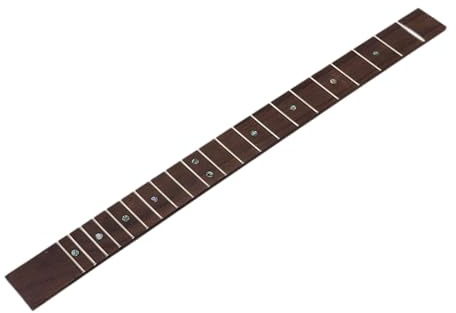 Palisander E-Gitarrenhals, 21 Bünde, Griffbrett mit -Markierungen, Ersatzteil für E-Gitarre, geschliffen, langlebig, für DIY-Reparaturen geeignet
