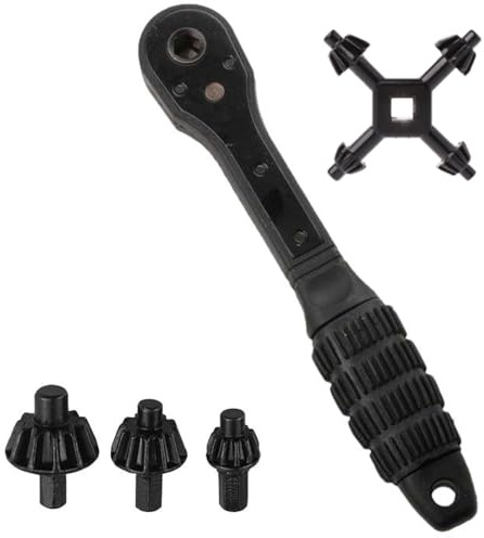 Rdxanc Set di chiavi 2 in 1 per mandrini e mandrini 4 in 1, 3 dimensioni: 10 mm, 13 mm, 16 mm, per trapani elettrici