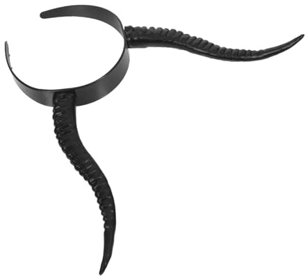 TEMPNAP Teufelshörner Haarreif Kunststoff Leicht Halloween Cosplay Horn Stirnband Gothic Hexen Kopfschmuck für Erwachsene und Party Fotorequisiten