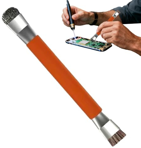 Antistatische Bürste | Antistatischer Präzisions-Duster mit doppeltem Kopf, Tastaturreiniger für Laptop | Reinigung von Computer, PC, Laptop, Klavier, Maschine, Controller, Teile