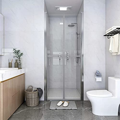 Baignoire Paroi de douche, porte de douche, transparente ESG 91 x 190 cm, cabine de douche pour baignoire, gain de place