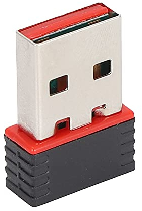 BONKZEBU Mini Tarjeta de Red USB, Adaptador Inalámbrico de Alta Velocidad de 150Mbps para Cifrado Seguro de Oficina Portátil