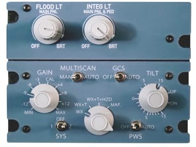 Rowsfire A112 Flight Simulation Panel, CKPT-LT+WXR-Radar Panel for MSFS 2020/2024 & X-Plane, Compatible with A32X/A33X/A35X, Windows Flight Sim Home Cockpit