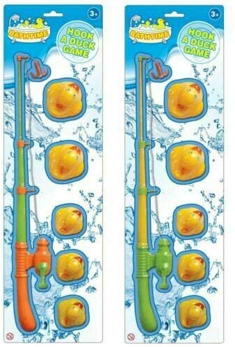 Unibos | 5pcDuck Kids Hook a Duck Style Bath Toys Hooking Game New