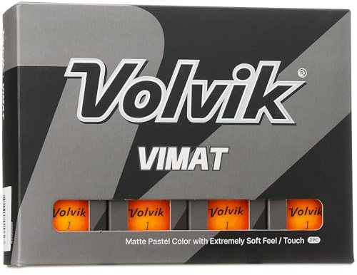 Volvik Vimat Golfboll - Apelsin