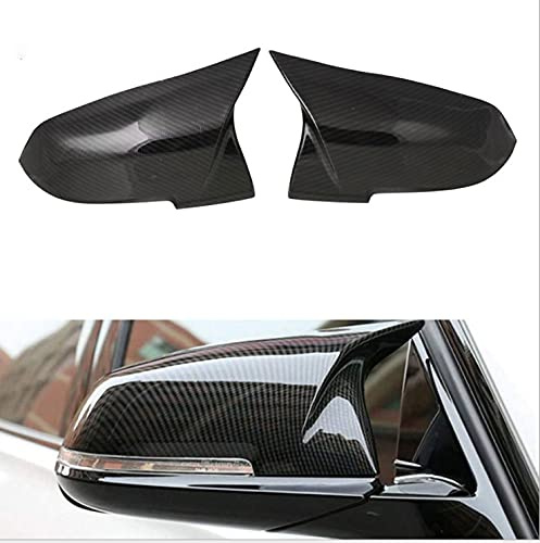 Entatial F36 Carbon Lufteinlässe, Auto Spiegelkappen 1 Paar Rückspiegelabdeckung Spiegelabdeckung Spiegelkappe Rückspiegelkappe für 220i 328i 420i F20 F21 F22 F30 F32 F33 F36 X1 E84