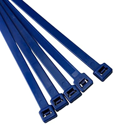 On1shelf® Cable Ties, 750mm x 9.0mm, 30 Premium Tie Wraps, Strong and Long Nylon Zip Tie (5, Blue)