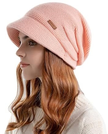Herren-Mützen, Winter, Strickmütze, Fleece, gefüttert mit Krempe, Stirnband, kaltes Wetter, Beanie, Kleidungszubehör