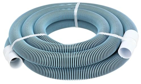 Duraol Poolschlauch 38mm I Länge 6m I Saugschlauch mit stabilen Muffen I Schwimmschlauch für Bodensauger I Pool Schlauch 38mm schwarz I Schlauch für Poolsauger I Hochwertiges Pool Zubehör