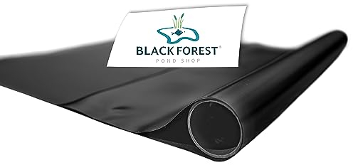 Black Forest Pond Shop Teichfolie 2 x 1 m, Stärke 0.5mm für DIY Teich, Schwimmteich, Gartenteich, Badeteich auch Ideal für Ihr Hochbeet im Garten - Teichfolie 1 x 2 m