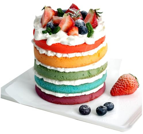 Ciieeo 4 Stück 4 Kuchen Topper Windeltasche Silikonformen Backform tortendeko einschulung Bratpfanne Kuchenform runde Backplatte Fudge Backgeschirr Chiffon Schimmel