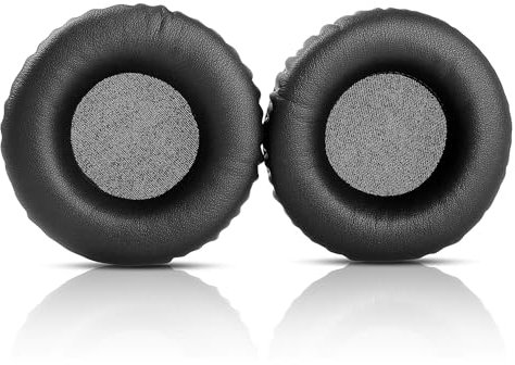 DowiTech Cuscino di ricambio per le orecchie compatibile con le cuffie Sennheiser HD 250 II HD 540 HD 250-II HD540 Coprire i padiglioni auricolari con pelle proteica morbida