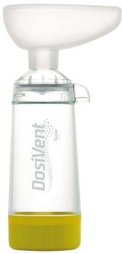 Dosivent - Cámara Inhalador Niños para Medicación con Mascarillas Inhaladores | Aerosoles Nebulizador Niños | Inhalador Nasal y Bucal | Maquina Aerosoles Niños | Compatibilidad Universal | DEHP Free