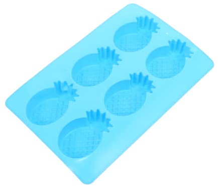 STOBOK Silikon-seifenform Ananas-musterform Diy Kerze Form Gussformen Silikon Fondant-silikonform Bastelarbeiten Obstmotiven Handgemachte Seife Kuchen Gelee