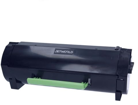 JetWorld Toner Ersatz Lexmark MX310 60F2000 Schwarz für MX310dn, MX410de, MX510de, MX511de, MX511dhe, MX511dte, MX611de, Lexmark MX611dhe 2500 Seiten je Tonerkartusche, Hochwertiger Druck
