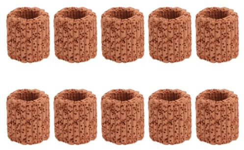 YARNOW 10pièces Anneau De Filtre pour Aquarium Céramique Lot de Accessoires pour Aquarium Support Bactérien