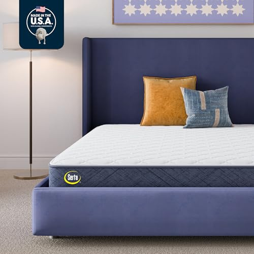 Serta Five Star Mattress Tranquility 7 Firm Full, Breathable, Pressure Relief, with Supportive Innersprings - 100 Night Trial, CertiPUR-US Certified and 10 Year Limited Warranty