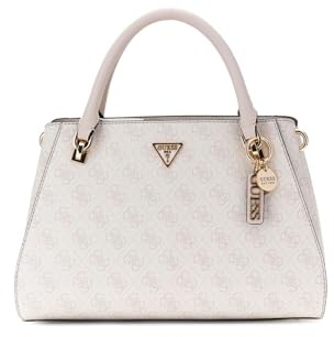 GUESS Noelle II Luxury Satchel White Logo