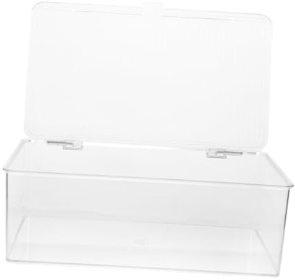 MUELODSIC Dustproof Cd Dvd Storage Box with Lid Medium Portable Disc Organizer for Dvd Storage Cases and Cd Holder Suitable for Home and Office