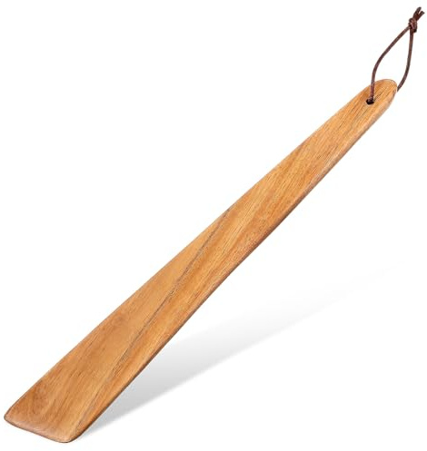 12 Inch Teak Wood Spatula, Kitchen Utensils for Cooking, Scraper Spurtle, Flat Wooden Turner, Flat Egg Flipper Spatulas, Cast Iron Stirrer, Eco-Friendly Wooden Kitchen Tools