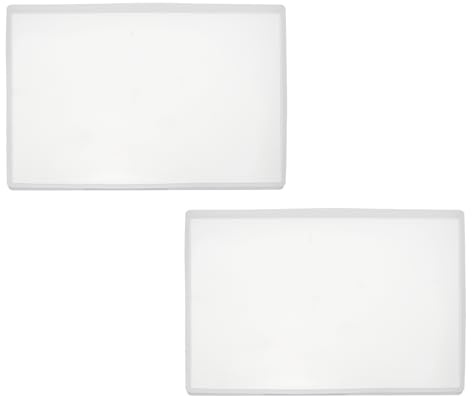 sourcing map Lot de 2 moules en silicone pour dessous de verre - 30 x 20 cm - Forme rectangulaire - Époxy - Pour dessous de verre en résine, décoration d'intérieur, loisirs créatifs - Ambre coloré