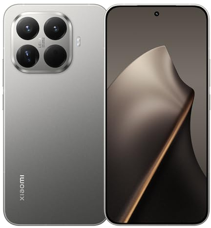 XIAOMI 15T Pro Smartphone, 12+256 GB, Pantalla de 6,83 144 Hz con protección Ocular, MediaTek Dimensity 9400+, teleobjetivo Leica x5 Pro de 50 MP, 5500 mAh, Color Titanio, Cargador Incluido, NFC.