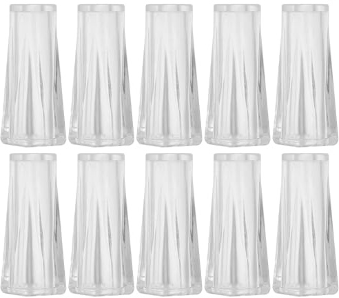 TOYANDONA 10 Tiradores Transparentes Accesorios para Cortinas y Material Pom Peso Ajustable para Persianas Ideales para Persianas de Ventana