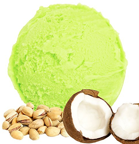 Kokos-Pistazie Geschmack für Speiseeis Gino Gelati Eispulver Softeispulver die Eismaschine (1kg)