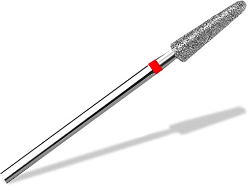 Diamantschleifer Fußpflege Fräser Konus Feine Körnung für feinere Arbeiten | Nagelschleifer für elektrische Nagelfräser zur professionellen Nagelpflege sowie Fußpflege an Hornhaut, Nägeln und Nagelhaut