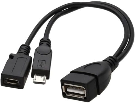 USB otg auf das Go Adapter Mit Mikro B Männlich & Weiblich Mit Strom Buchse