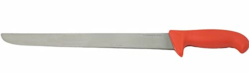 Columbia Cutlery 15inch Red Gyro Knife. Great for Large Meat cuts like Kebab, Tacos Al Pastor, and Shawarma (Single Gyro Knife)